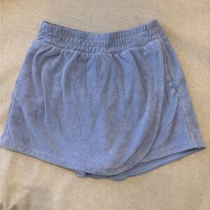 Athleta Girl Jump Into Terry Skort Size L 12 Blue